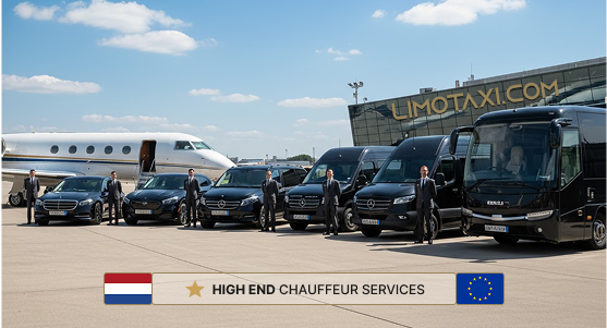 Chauffeur with a premium van